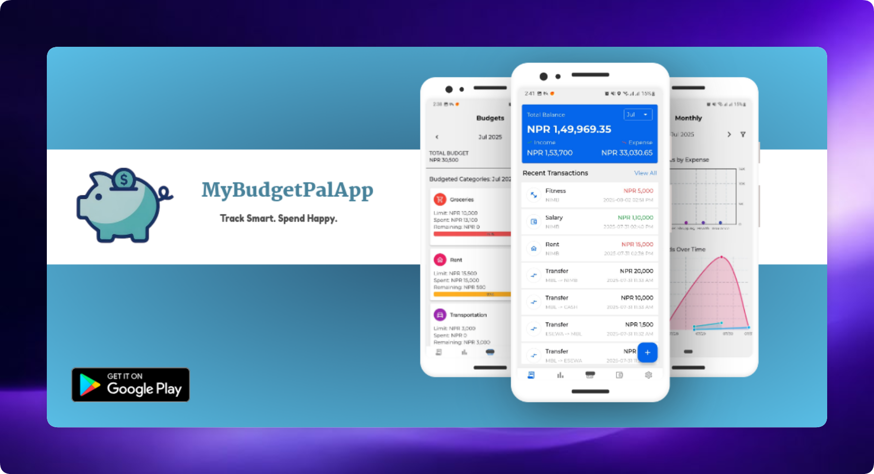 MyBudgetPal Expense Tracker